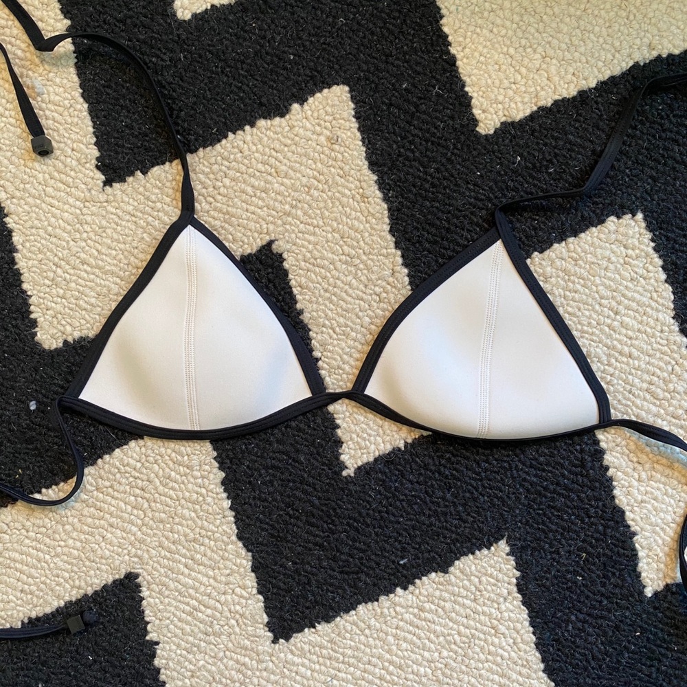 Triangl Swimwear White Triangle Top